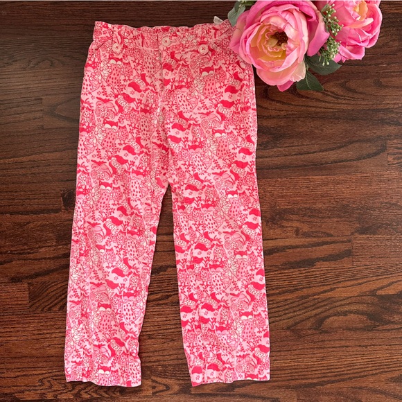 Lilly Pulitzer corduroy owl print pants, size 6 - Picture 1 of 7